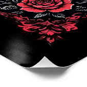 Valloween oder Ghoulentines Day Veranstaltung Poster (Ecke)