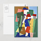 Valmier - Landschaftsbild, bunte Kunstwerke aus de Postkarte (Vorne/Hinten)