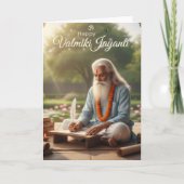 Valmiki Jayanti-Feier Karte (Vorderseite)