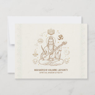 Valmiki Jayanti-Feier Karte