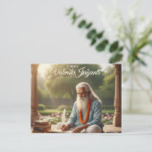 Valmiki Jayanti-Feier Postkarte (Stehend Vorderseite)