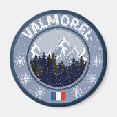 Valmorel Skistation Magnet (Vorne)