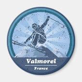 Valmorel Skistation - Skier Magnet (Vorne)