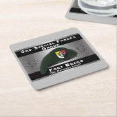 Valor 3. Spezialstreitkräfte Beret Rechteckiger Pappuntersetzer (angewinkelt)