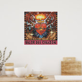 'Valor Del Corazon' Art Print - (Pop surreal Art) Poster (Küche)