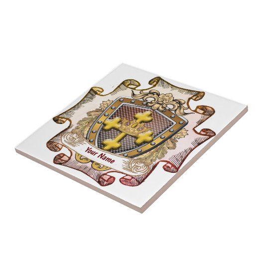 Valor Familienwappen Nachname Fliese (Seite)