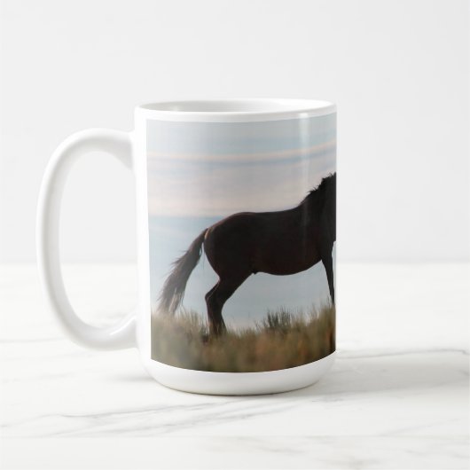 Valor u. Ehre~ Sohn u. Herr-wilde Mustang-Tasse Kaffeetasse (Links)