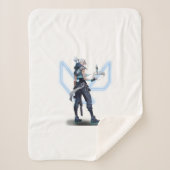 Valorant Jett Sherpadecke (Vorderseite)