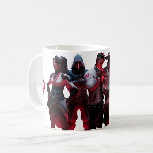 Valorant Sentinels Team Kaffeetasse (Vorderseite Links)