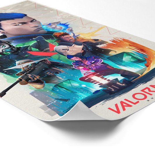 Valorante Agenten Poster Art (Ecke)