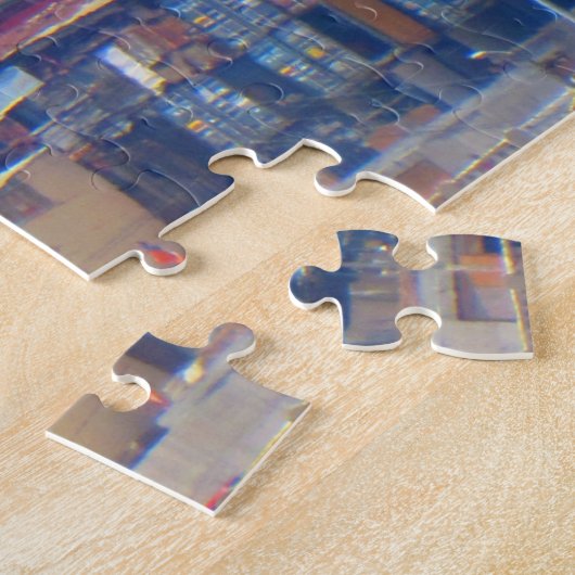 valparaisfarbene Gebäude Puzzle (Seite)