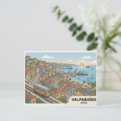 Valparaíso-Ansichtskarte Postkarte (Stehend Vorderseite)