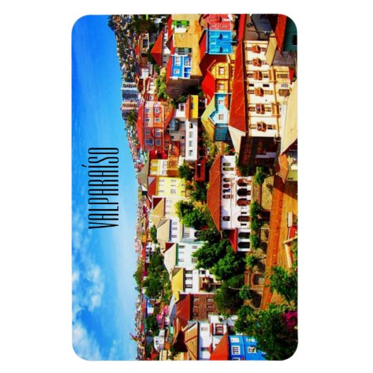 Valparaíso Chile Magnet (Vertikal)