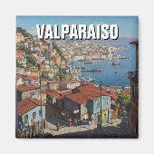 Valparaiso Chile Magnet (Vorne)