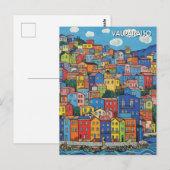 Valparaiso Chile Postkarte (Vorne/Hinten)