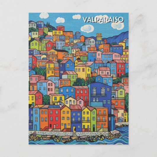 Valparaiso Chile Postkarte (Vorderseite)