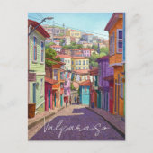 Valparaiso Chile Postkarte (Vorderseite)