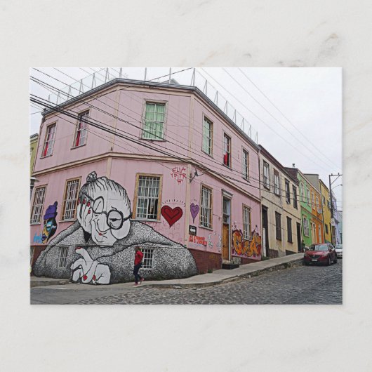 Valparaiso, Chile Postkarte (Vorderseite)