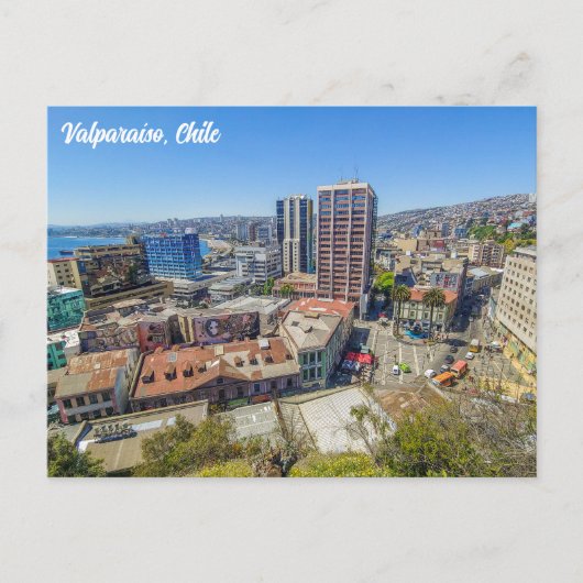 Valparaíso, Chile Postkarte (Vorderseite)