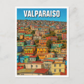 Valparaiso Chile Postkarte (Vorderseite)