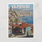 Valparaiso Chile Postkarte (Vorderseite)