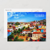 Valparaíso-Chile Postkarte (Vorne/Hinten)