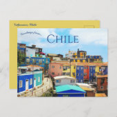Valparaiso Chile Postkarte (Vorne/Hinten)
