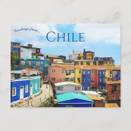 Valparaiso Chile Postkarte (Vorderseite)