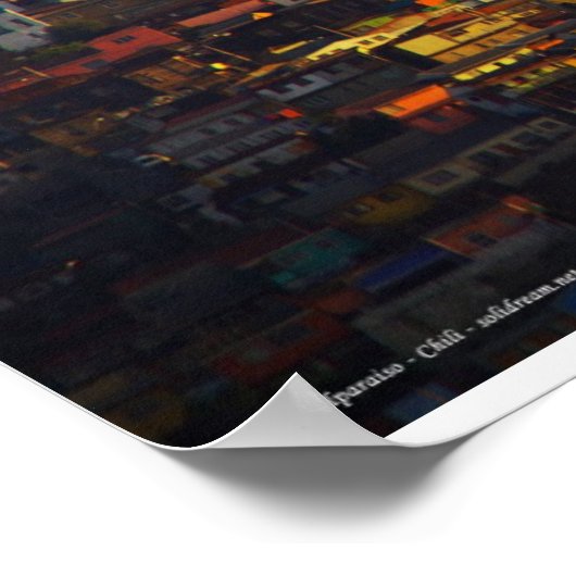 Valparaiso, Chili Poster (Ecke)