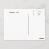 Valparaiso in der Nacht Postkarte (Rückseite)