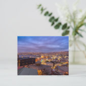 Valparaiso in der Nacht Postkarte (Stehend Vorderseite)