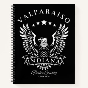 Valparaiso Porter County Indiana Vintage Adler Notizblock