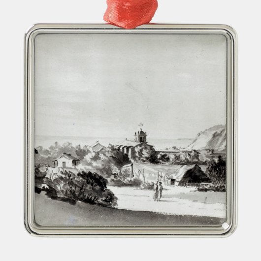 Valparaiso Silbernes Ornament (Vorne)