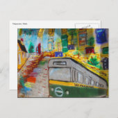 Valparaíso Standseilkunst Postkarte (Vorne/Hinten)