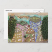 Valparaíso Street Art Postkarte (Vorne/Hinten)