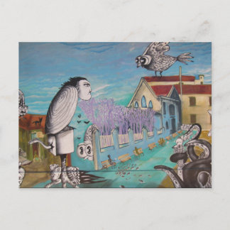 Valparaíso surreal Art Postkarte