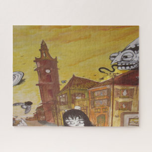 Valparaiso surreal Gebäude Puzzle