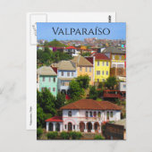 Valparaíso Zuhause Postkarte (Vorne/Hinten)