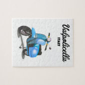Valpolicella Italy Scooter Poster Art Print Puzzle (Horizontal)