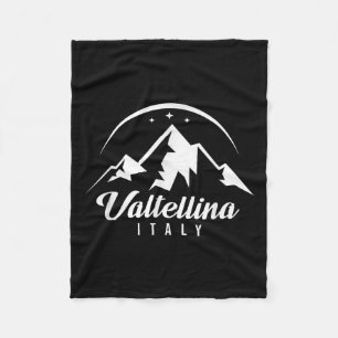 Valtellina Italien Ski Resort Skifahren Snowboarde Fleecedecke