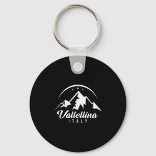 Valtellina Italien Ski Resort Skifahren Snowboarde Schlüsselanhänger