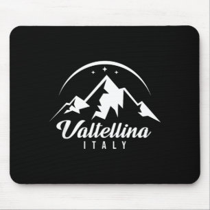 Valtellina Italien Skigebiet Skifahren Snowboarden Mousepad