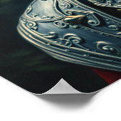 Valtharion Uralter Elfenkönig - Dark Fantasy Poster (Ecke)