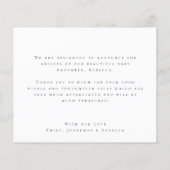 Value Foto Script Vielen Dank Geburtserklärung Flyer (Hinten)