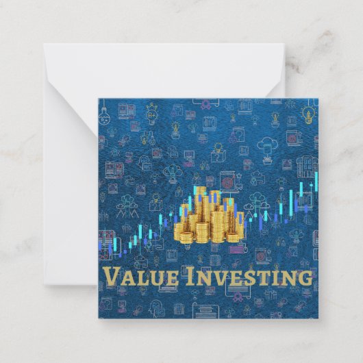 Value Investing Mitteilungskarte (Vorderseite)