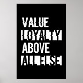 Value Loyalty - Ray Red Poster (Vorne)