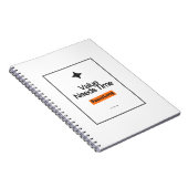 Value Needs Time Notizbuch – Investorgift Notizblock (Rechte Seite)