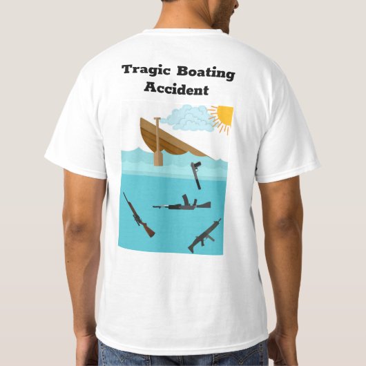 Value Shirt - Tragischer Schiffsunglück (Rückseite)