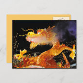 Valuegem Chiness Dragon Post Card Postkarte (Vorne/Hinten)