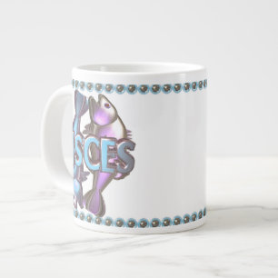 Valxart Fische Löwe Astrologiefreundschaft Jumbo-Tasse